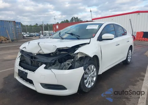 2013 Nissan Sentra Sv z USA, uszkodzony, nr VIN 3N1AB7AP3DL674402